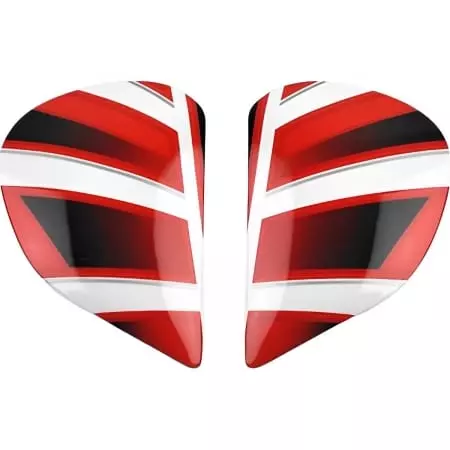 Platine Ecran SAJ Arai Apache Rouge