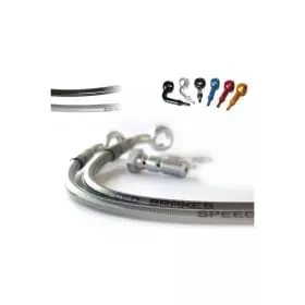 Durite Aviation Speed Brakes Inox/Raccord Noir 3024437