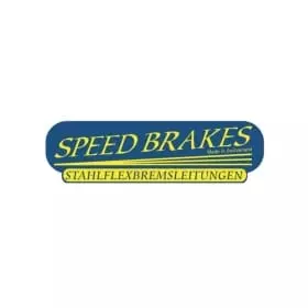 Durite Frein Avant Speed Brakes Carbone/Raccord Rouge