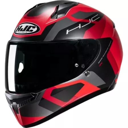 Casque HJC C10 TINS MC1SF Rouge Noir