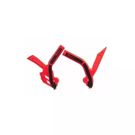 Protège Cadre Racetech Bi-Matières Rouge Noir