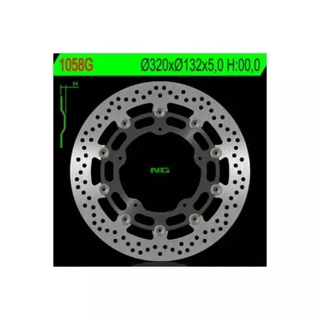 Disque De Frein NG Brake Disc Flottant 1058G - Freinage NG BRAKE