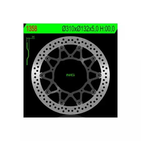 Disque De Frein NG Brake Disc Flottant 1358 - Freinage NG BRAKE