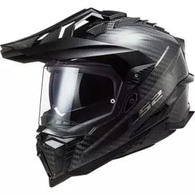 Casque LS2 Explorer Carbon MX701 Solid Carbone