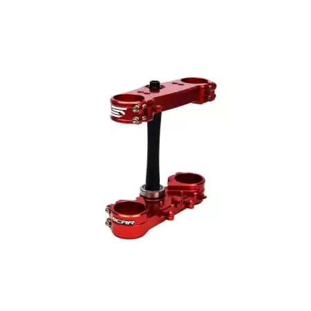 Té De Fourche Scar Offset 16Mm Rouge - Partie cycle SCAR