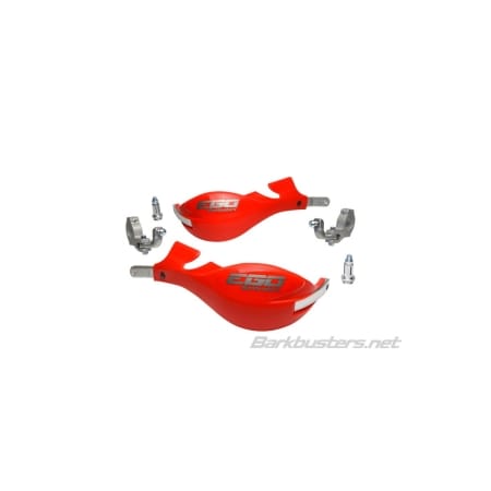 Kit Protège-Mains Barkbusters Ego Montage 2 Points Guidon Diamètre 28,6Mm Rouge - Poste de pilotage BARKBUSTERS