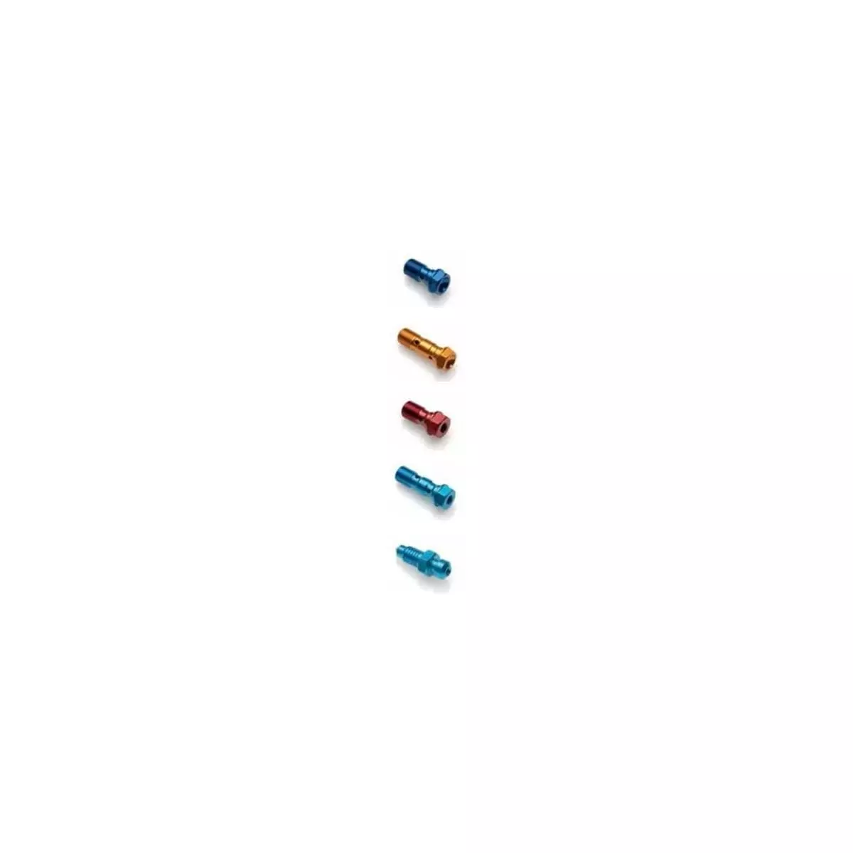 Vis De Raccord De Durites De Frein Simple Lightech M10 X 1 Rouge Alu