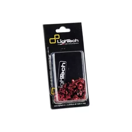Kit Vis De Cadre Lightech Ergal Rouge 1114817004 - Carénage et protection LIGHTECH