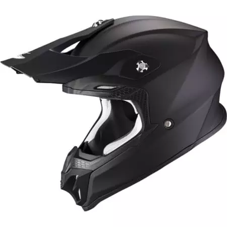 Casque Cross Scorpion VX-16 Evo Air Solid Noir Mat - Casque Cross SCORPION