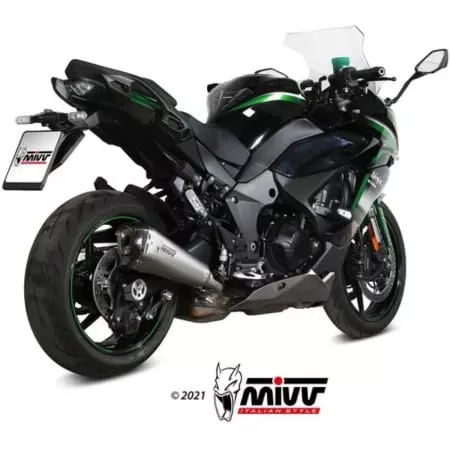 Silencieux MIVV Delta Race Inox Brossé Carbone