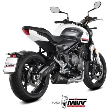 Ligne Complète MIVV Delta Race Acier Noir Carbone 1111202