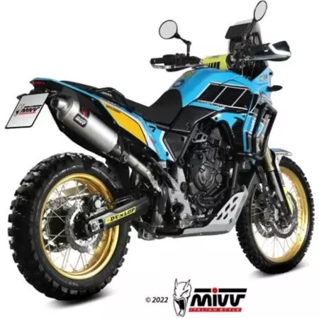 Silencieux MIVV Dakar Slip-On Acier Inoxydable 1113738001 - Echappement moto MIVV