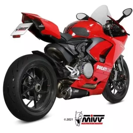 Silencieux MIVV Delta Race Slip-On Acier Inoxydable Noir