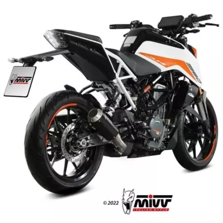 Silencieux MIVV Mk3 Slip-On Acier Inoxydable Noir - Echappement moto MIVV