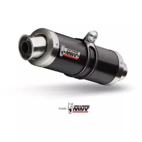 Silencieux MIVV Gp Slip-On Acier Inoxydable Noir