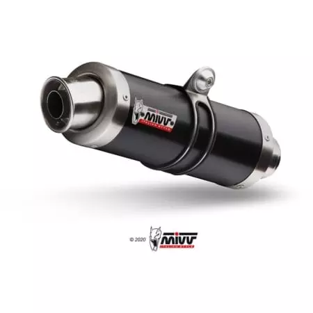 Silencieux MIVV Gp Slip-On Acier Inoxydable Noir