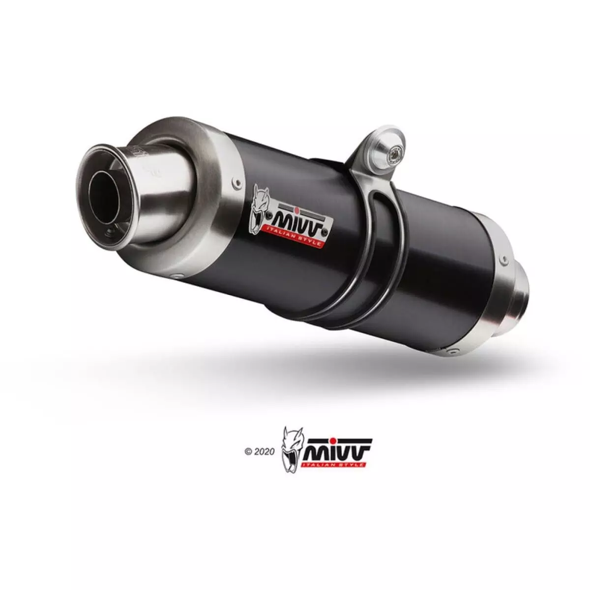 Silencieux MIVV Gp Slip-On Acier Inoxydable Noir