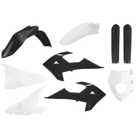 Kit Plastiques Polisport Noir Blanc