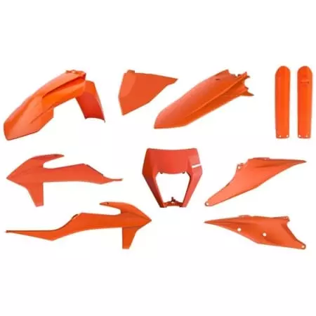 Kit Plastiques Polisport Orange