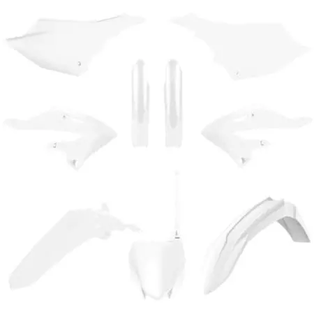 Kit Plastiques Polisport Blanc 1110122002 - Carénage et protection POLISPORT