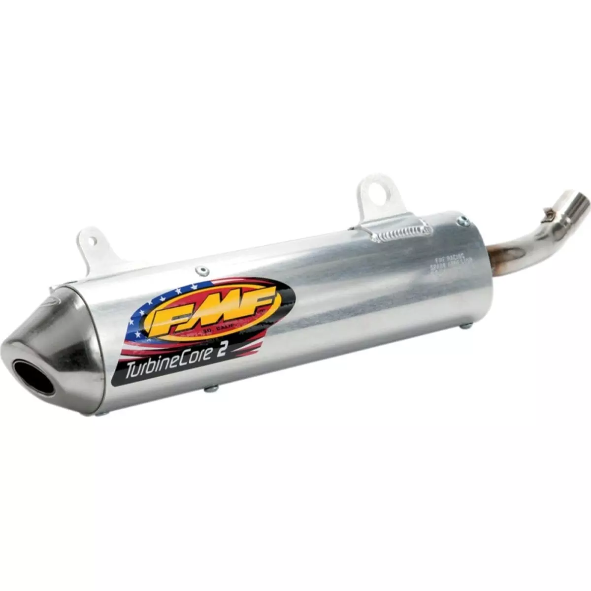 Silencieux FMF Échappement Turbinecore 2 Aluminium Inox Honda CR125 2002-07