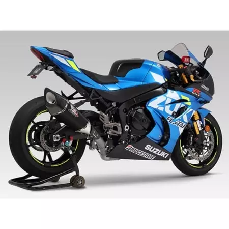 Yoshimura R-11Sq R Muffler Satin Finish/Carbon End Cap - Echappement moto YOSHIMURA