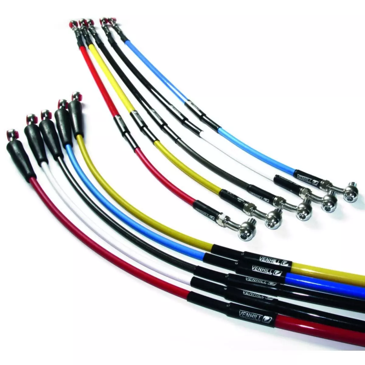 Durite De Frein Venhill Argent/Raccord Inox 1077102001