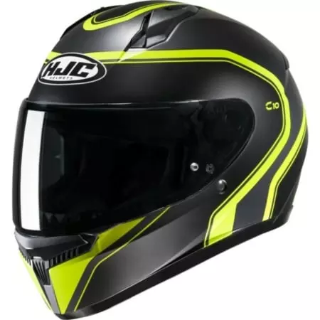 Casque HJC C10 Elie MC3HSF Jaune Noir