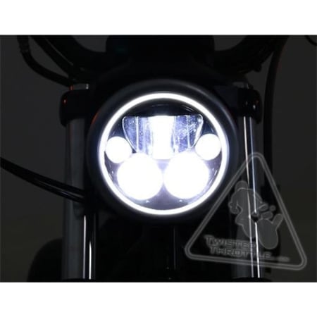 Phare Denali M7 Led 177Mm Noir Chrome - Électricité DENALI