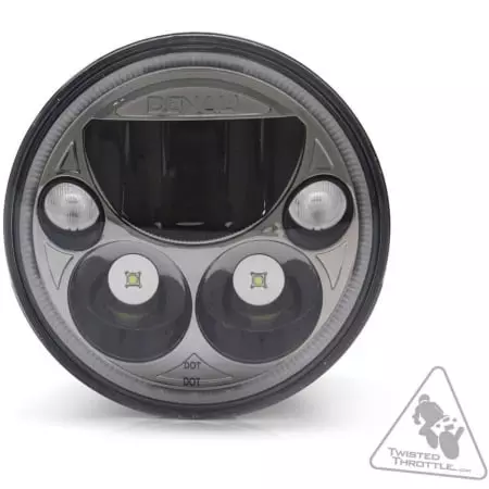 Phare Denali M5 Led 145Mm Noir Chrome - Électricité DENALI