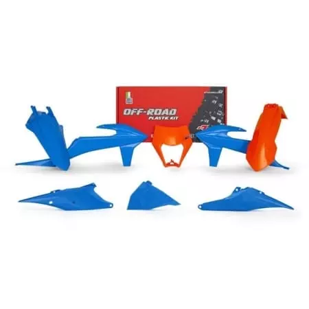 Kit Plastiques Racetech Orange Bleu 1087977002