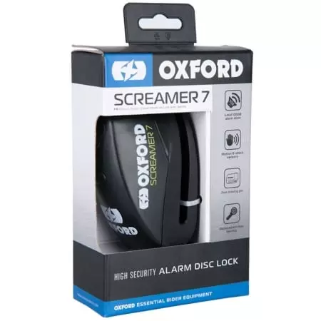 Bloque-Disque Oxford Screamer 7 Diamètre 7Mm Noir 1092854