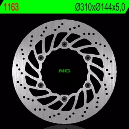Disque De Frein Fixe Ng Brake 1163 1024347 - Freinage NG BRAKE