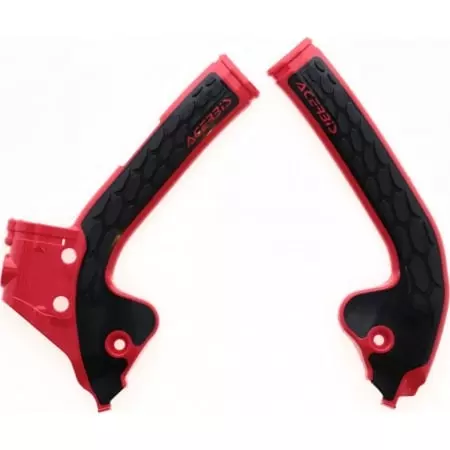 Protections De Cadre Acerbis X-Grip Rouge Noir 0022893.349