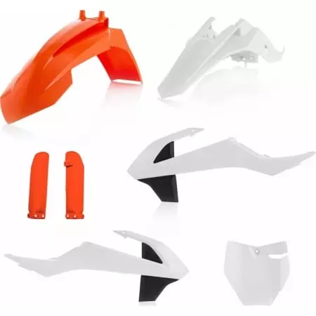 Kit Plastiques Acerbis Replica 017 Blanc Orange 0021817.553.017