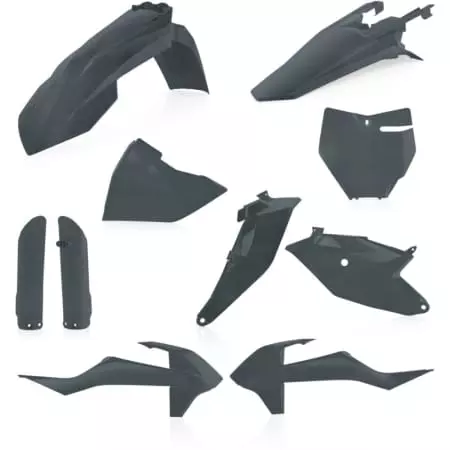 Kit Plastiques Complet Acerbis Argent 0022933.553.020