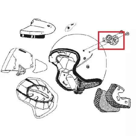 Base Plate Arai X-TEND