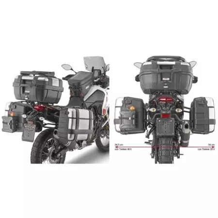 Support Valises Givi PLO2145MK Yamaha 700 Ténéré /Word Raid