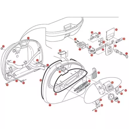 Dent De Verrouillage Givi E41