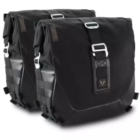 Set Sacoches Latérales SW-Motech LC Black Edition Moto Guzzi V7 III (2016-2022)