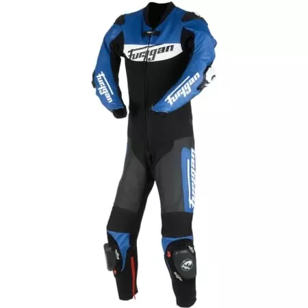 Combinaison Enfant Furygan Kid Evo Noir Bleu Blanc