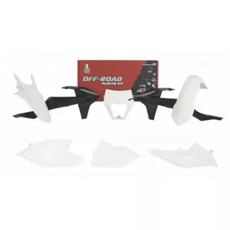 Kit Plastiques 6 P Rtech Blanc Noir RKITKTMOEM588