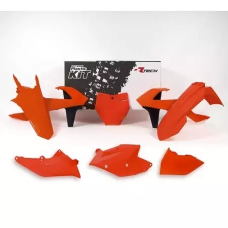 Kit Plastiques Rtech Orange Fluo RKITKTMAN0516