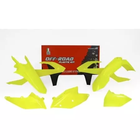 Kit Plastique Rtech Jaune Fluo Rtech RKITKTMGF0517