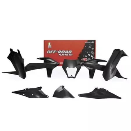 Kit Plastiques 6 P Rtech Noir RKITKTMNR0599
