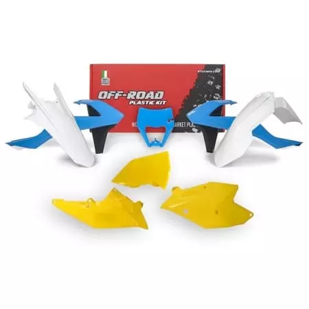 Kit Plastiques Rtech Bleu Clair Jaune Blanc RKITKTMCL0517