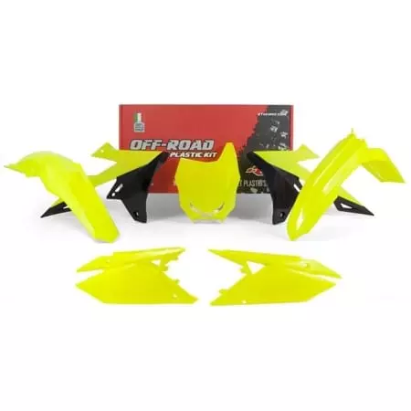Kit Plastiques 5 P Rtech Jaune Neon Noir RKITRMZGF0518