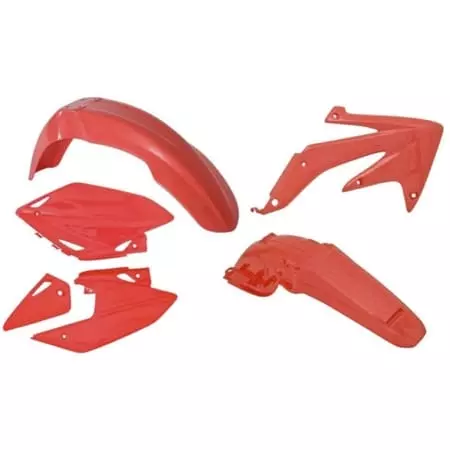 Kit Plastique 4 P Crfx Rouge Rtech RKITCRXRS0414