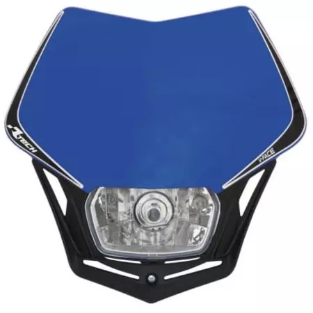 Plaque Phare Rtech V-Face Bleu Noir RMASKBLNR008