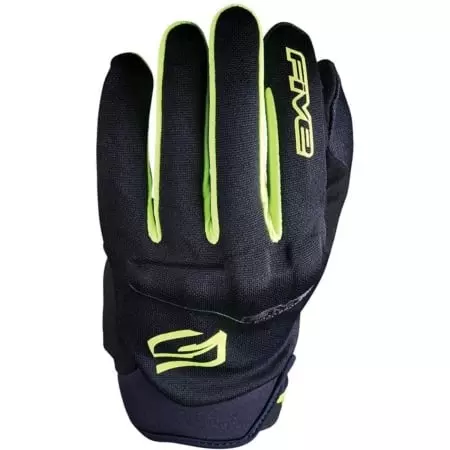 Gants Five Globe Evo Noir Jaune Fluo